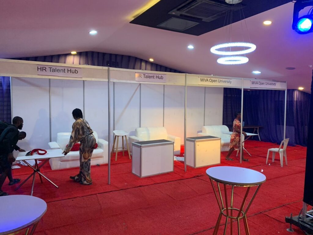 Graced Energy Professionals for Africa - Shell Scheme Exhibition Booth 2